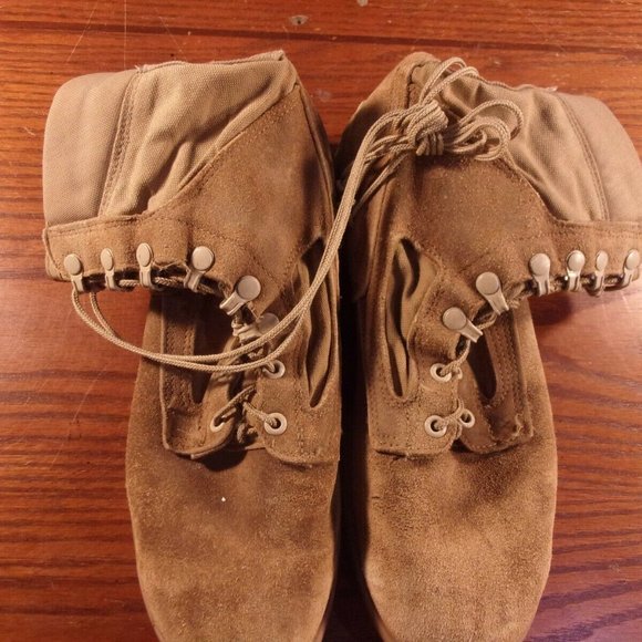 BELLEVILLE HOT WEATHER TAN MILITARY COMBAT BOOTS 390DES SIZE 9 REGULAR SI391 main image 5